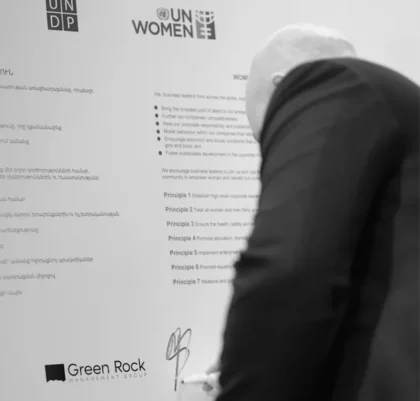 Green Rock Management Group has joined the UN “Women’s Empowerment Principles” program