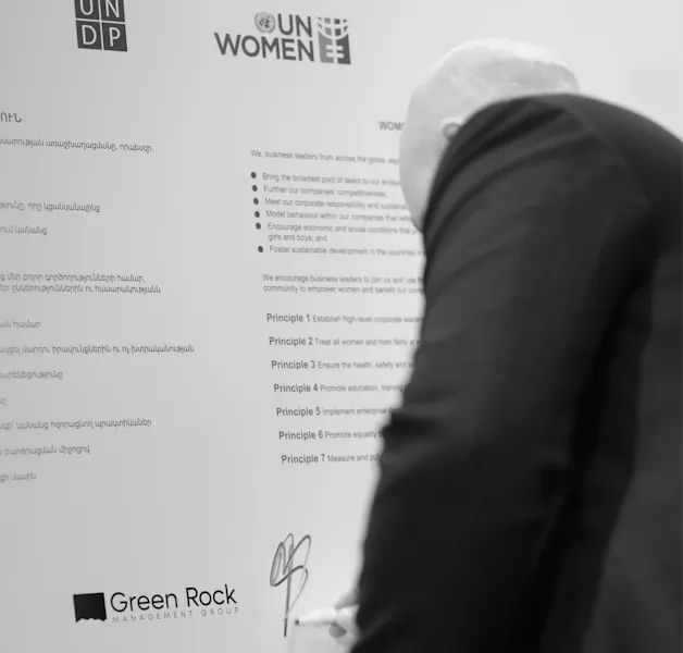 Green Rock Management Group has joined the UN “Women’s Empowerment Principles” program